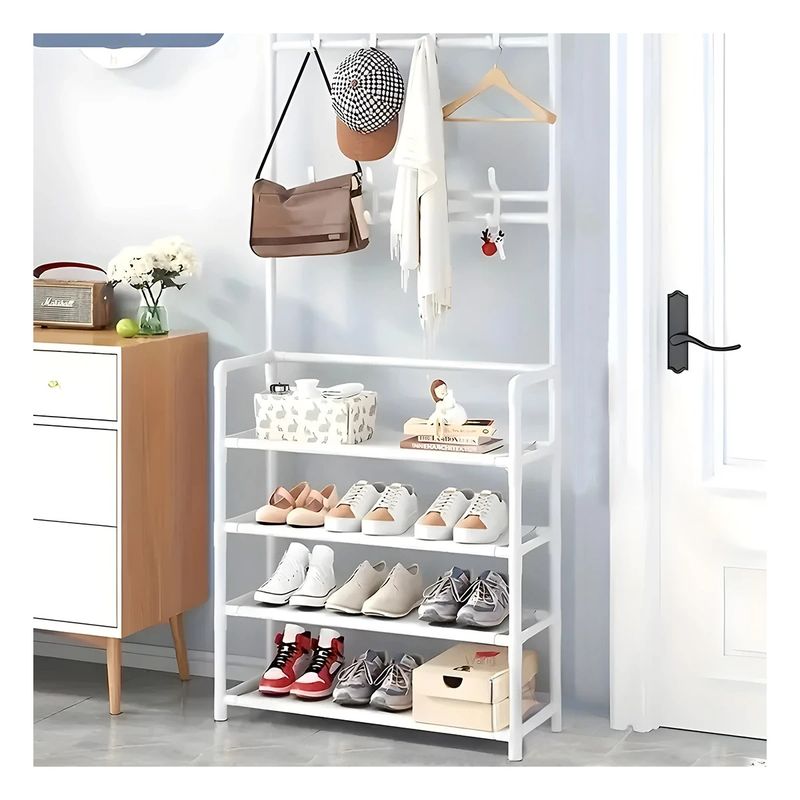 GENERICO - Pack2 Zapatera con Separadores 4 N Blanco Y+Regalo Stickers