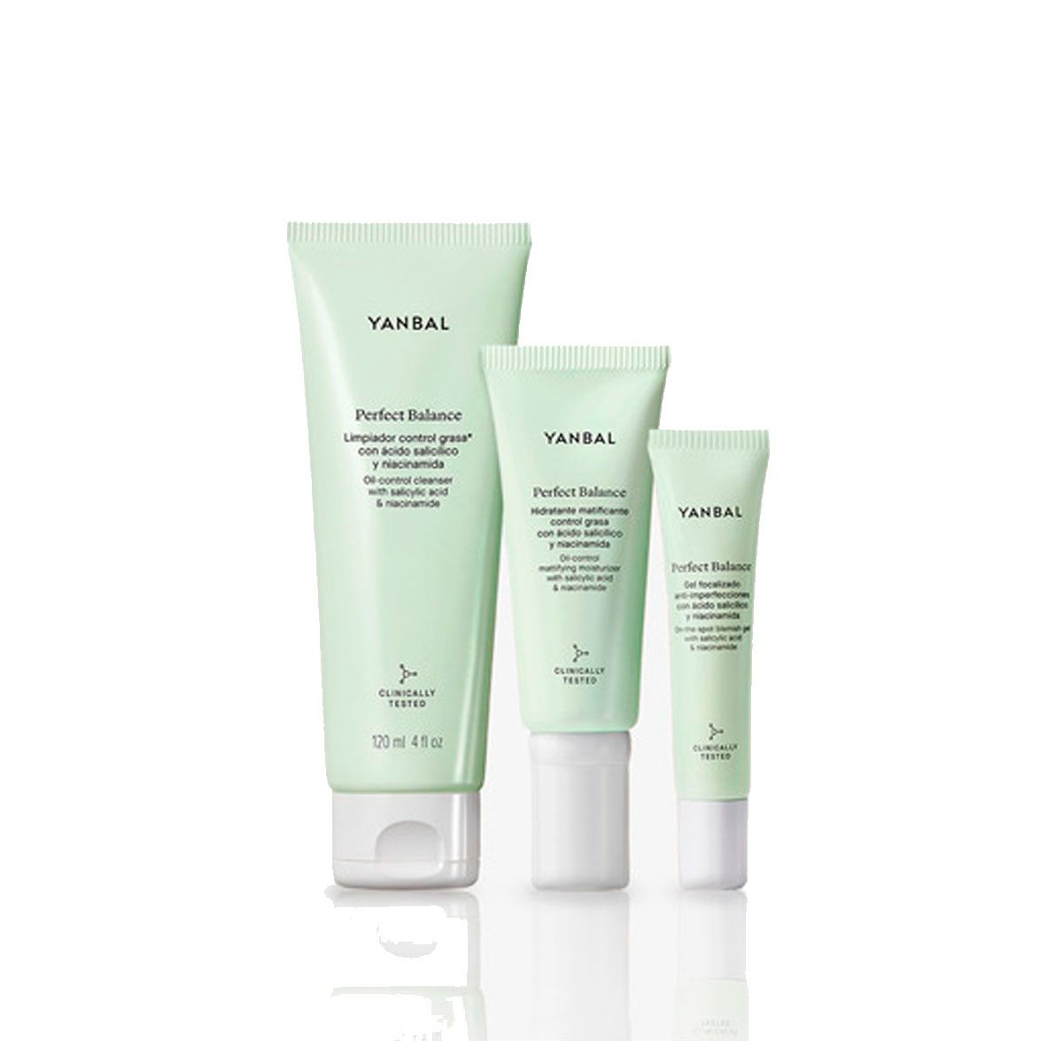 Yanbal - KIT x3 Control Grasa Perfect Balance Limp Hidra y Gel Foc
