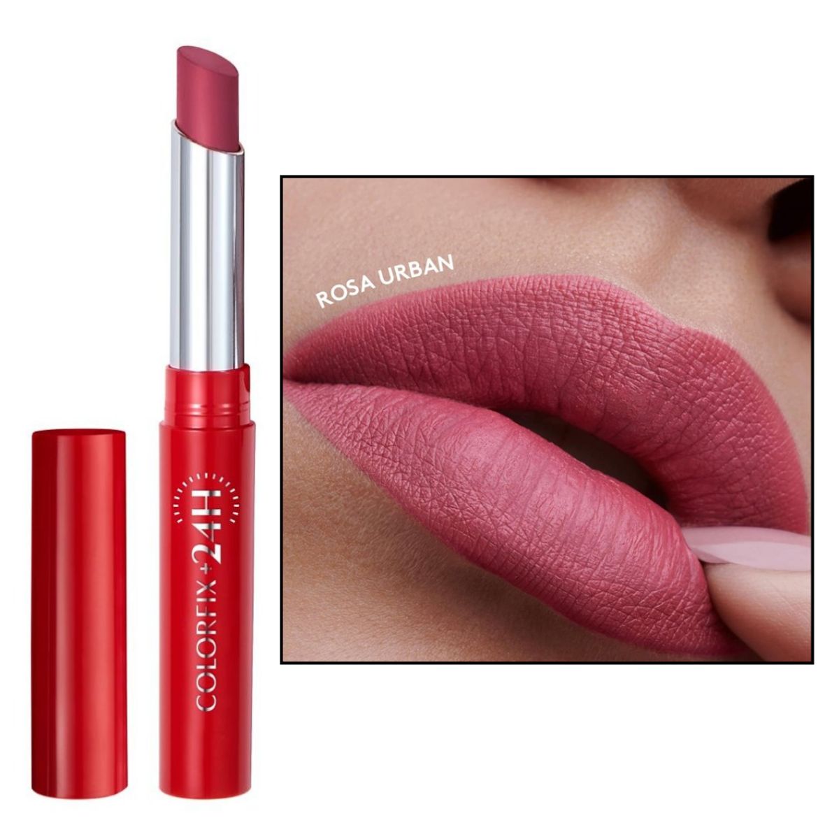 ESIKA - Labial colorfix 24h mate ésika rosa urban