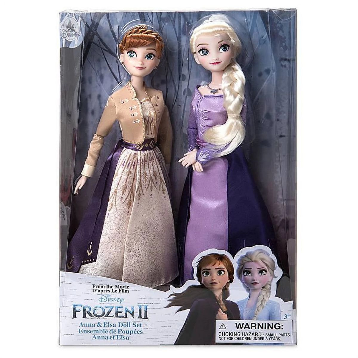 DISNEY - Pack Muñecas Princesas Anna y Elsa Frozen Disney