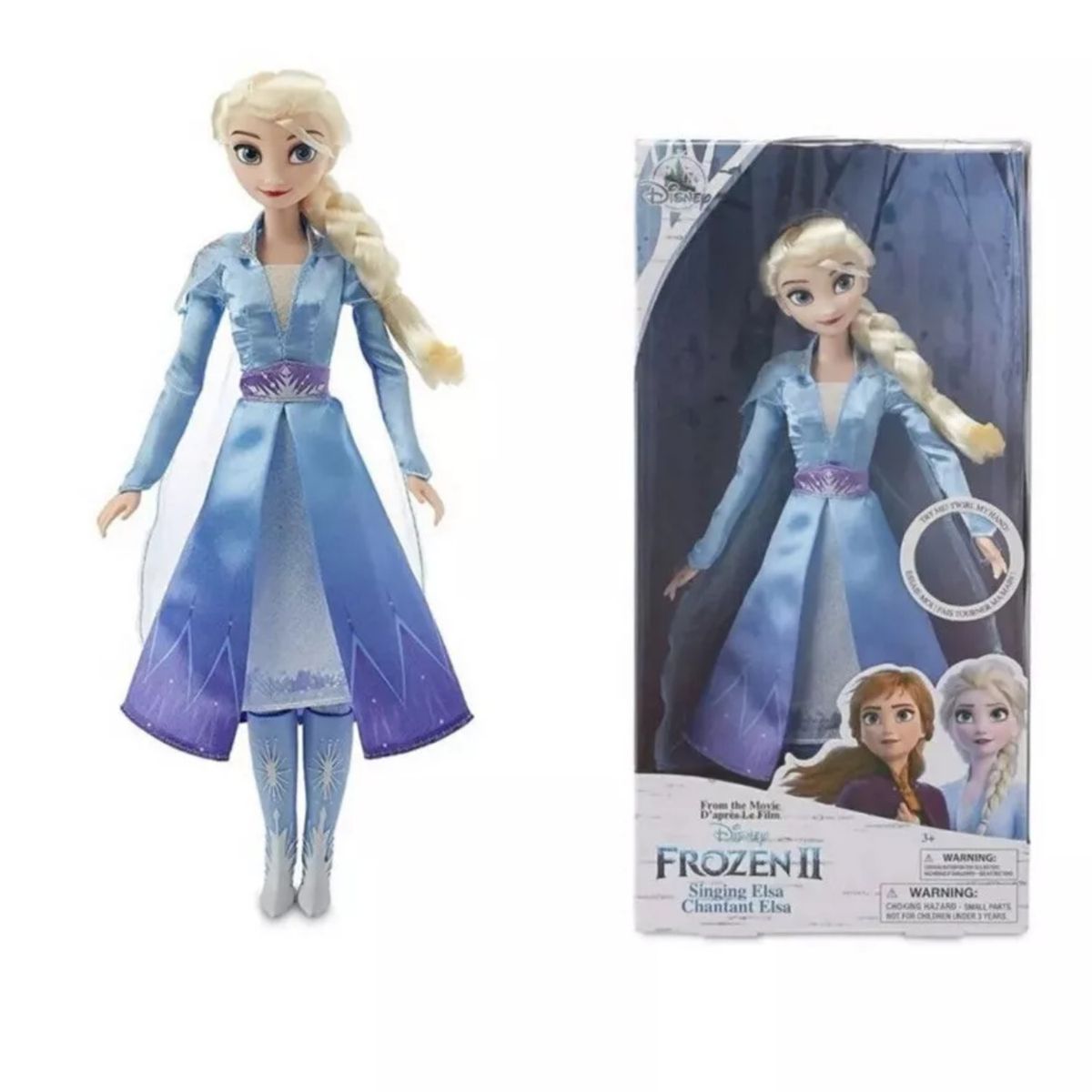 DISNEY - Muñeca Elsa Frozen con Sonido
