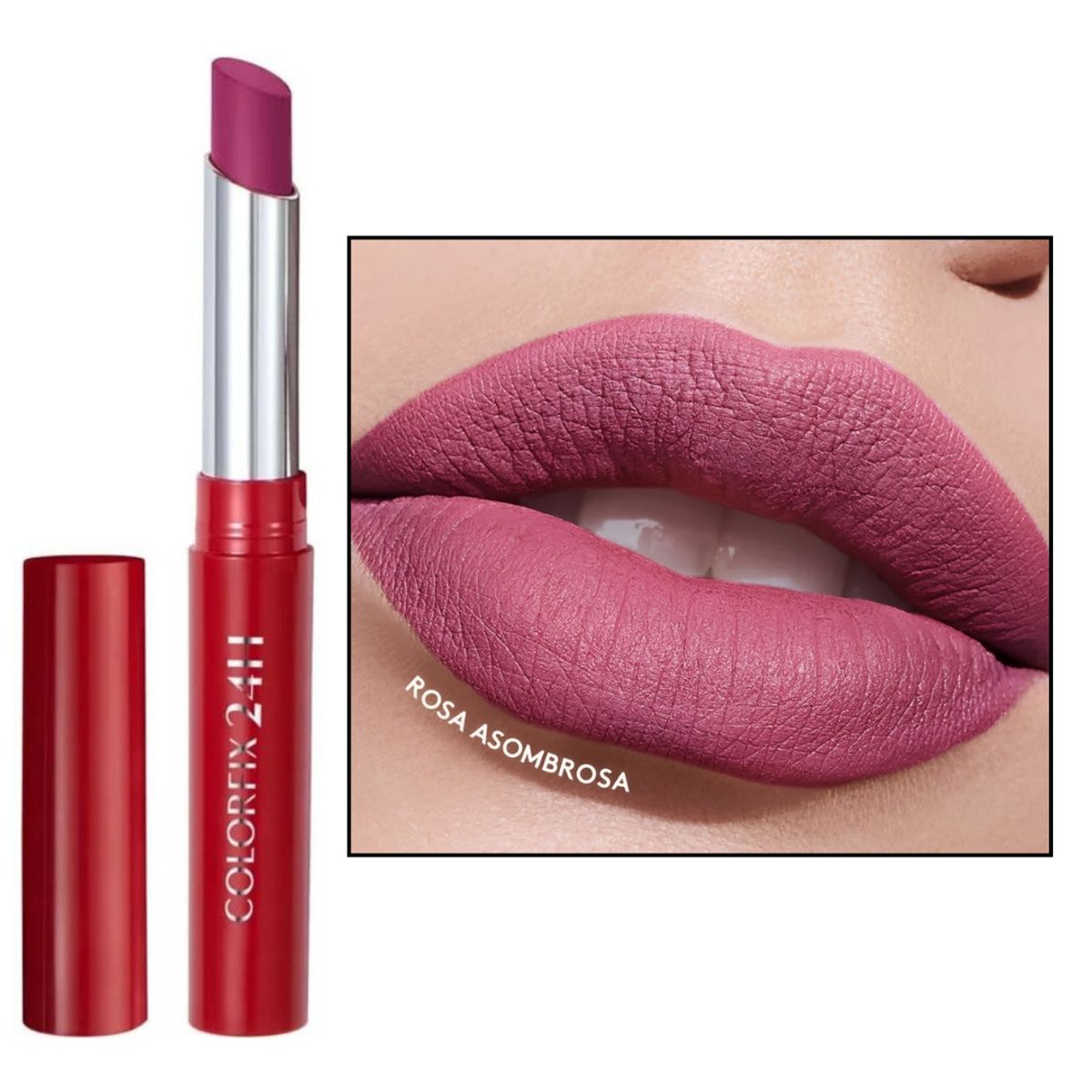 ESIKA - Labial colorfix 24h mate ésika rosa asombrosa