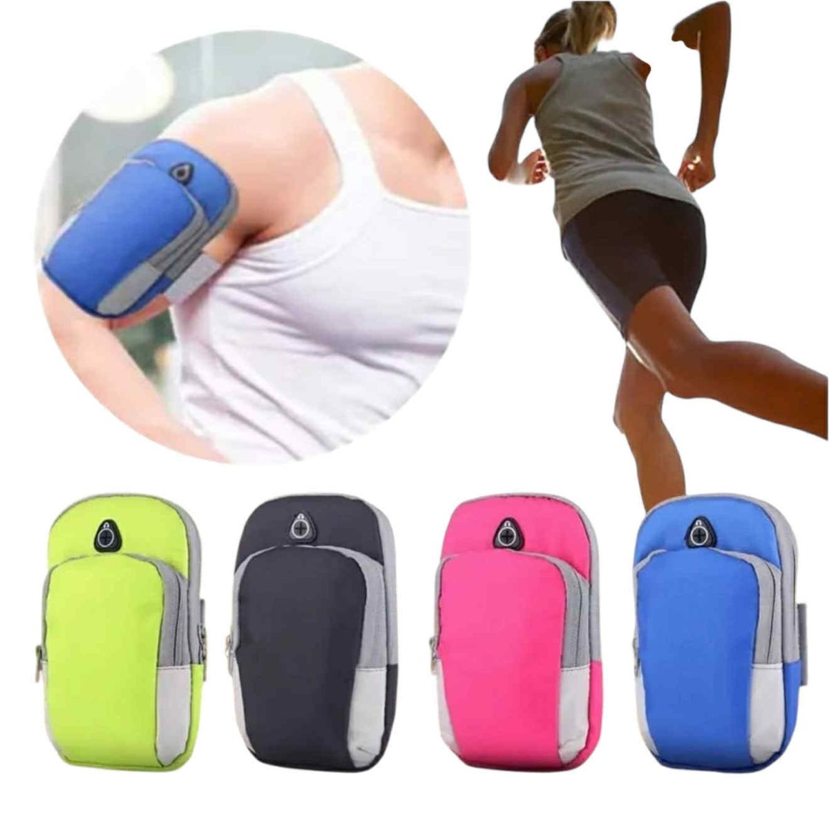 GENERICO - Bolso Porta Celular Deportivo Con Correa