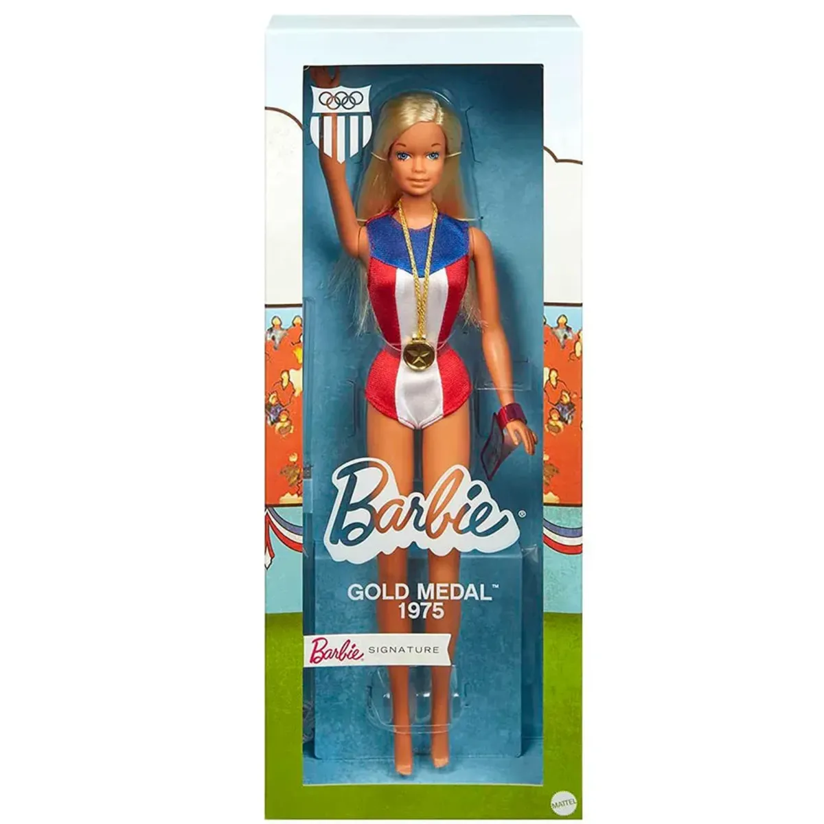 BARBIE - Muñeca Barbie Gold Medal 1975 Edición de Colección