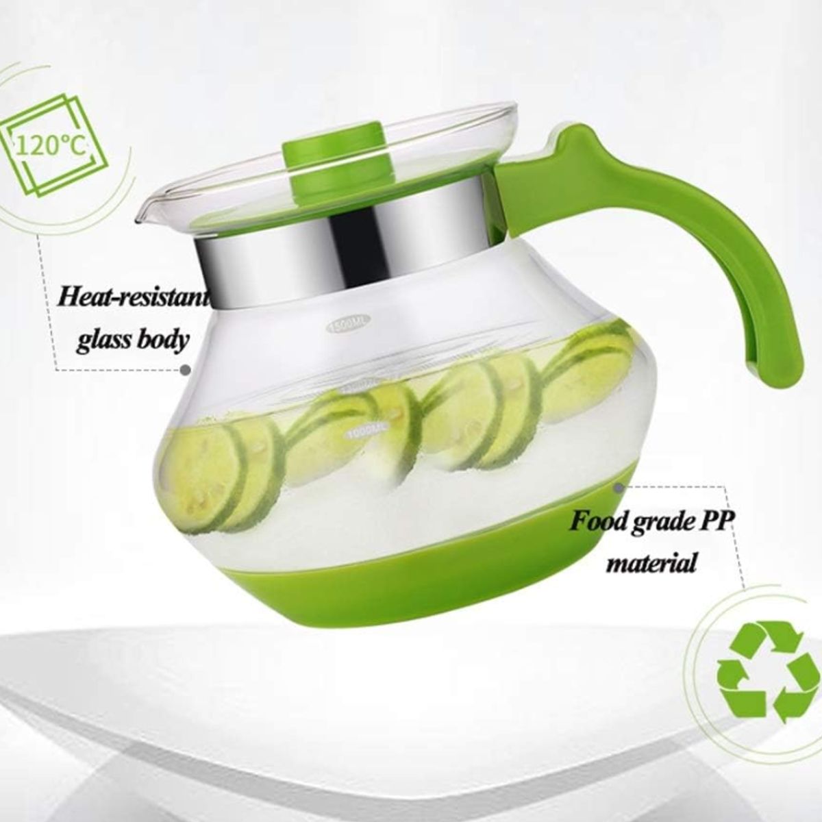 GENERICO - Tetera Botella De Agua Fría De Vidrio para El Hogar