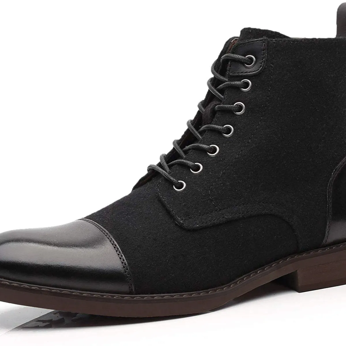 BLWOENS - Zapatos Botas de Martín para Hombre - Negro
