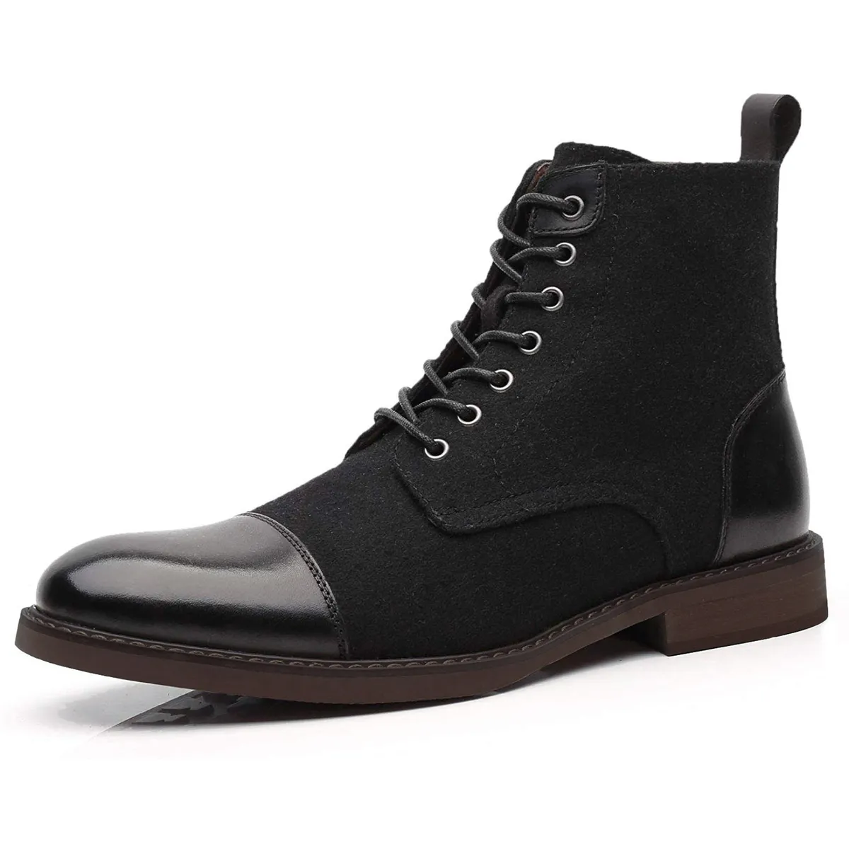 BLWOENS - Zapatos Botas de Martín para Hombre - Negro
