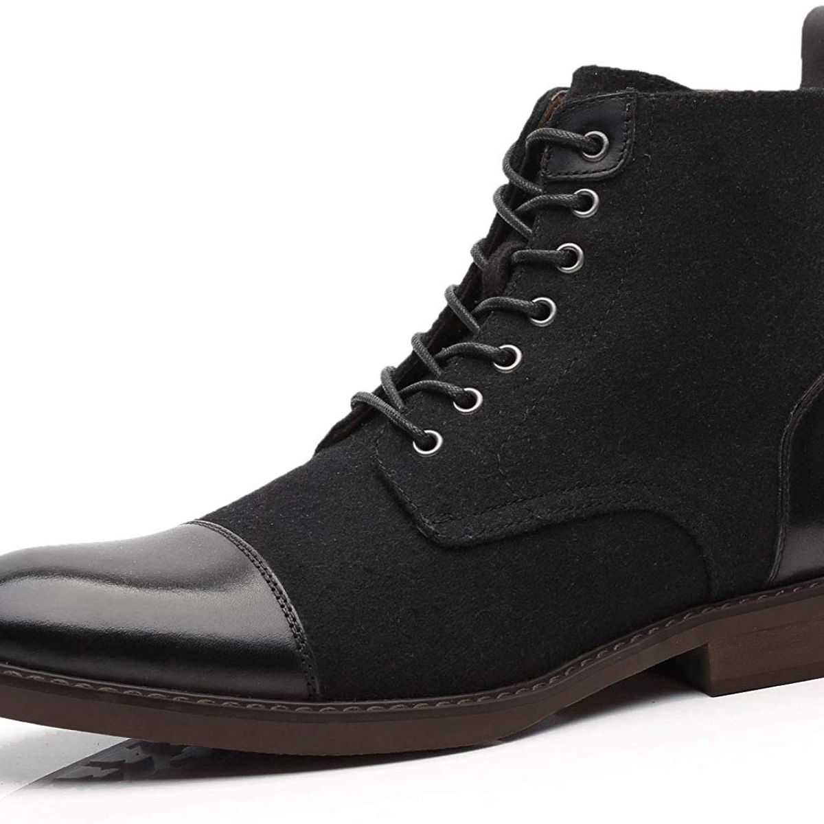 BLWOENS - Zapatos Botas de Martín para Hombre - Negro