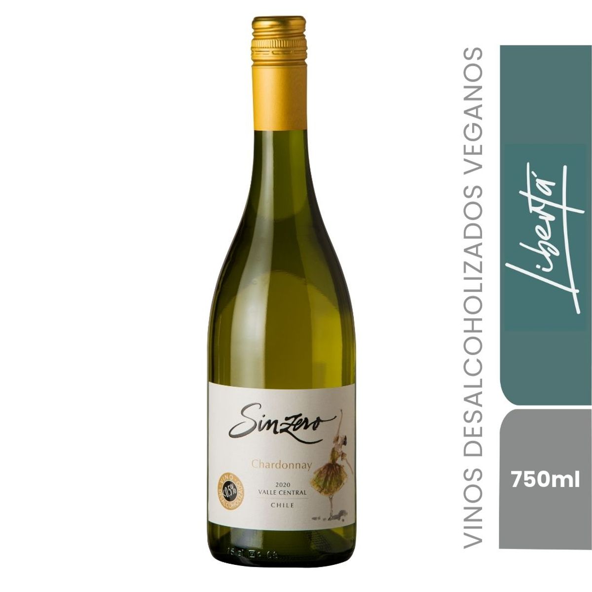 GENERICO - Vino DESALCOHOLIZADO  VEGANO Chardonnay de Libertá