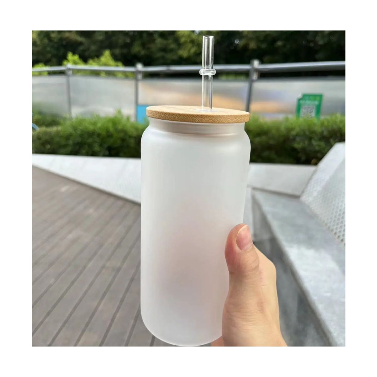 GENERICO - Vaso empavonado con sorbete 400 ml