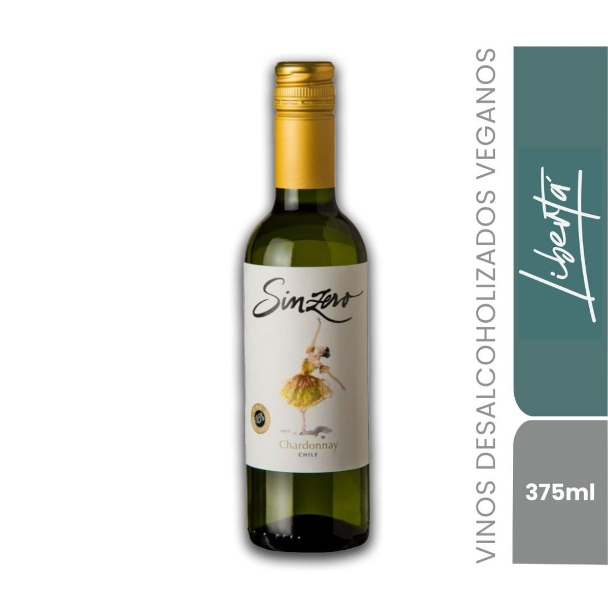 GENERICO - Vino DESALCOHOLIZADO VEGANO Chardonnay 375 ml de Libertá