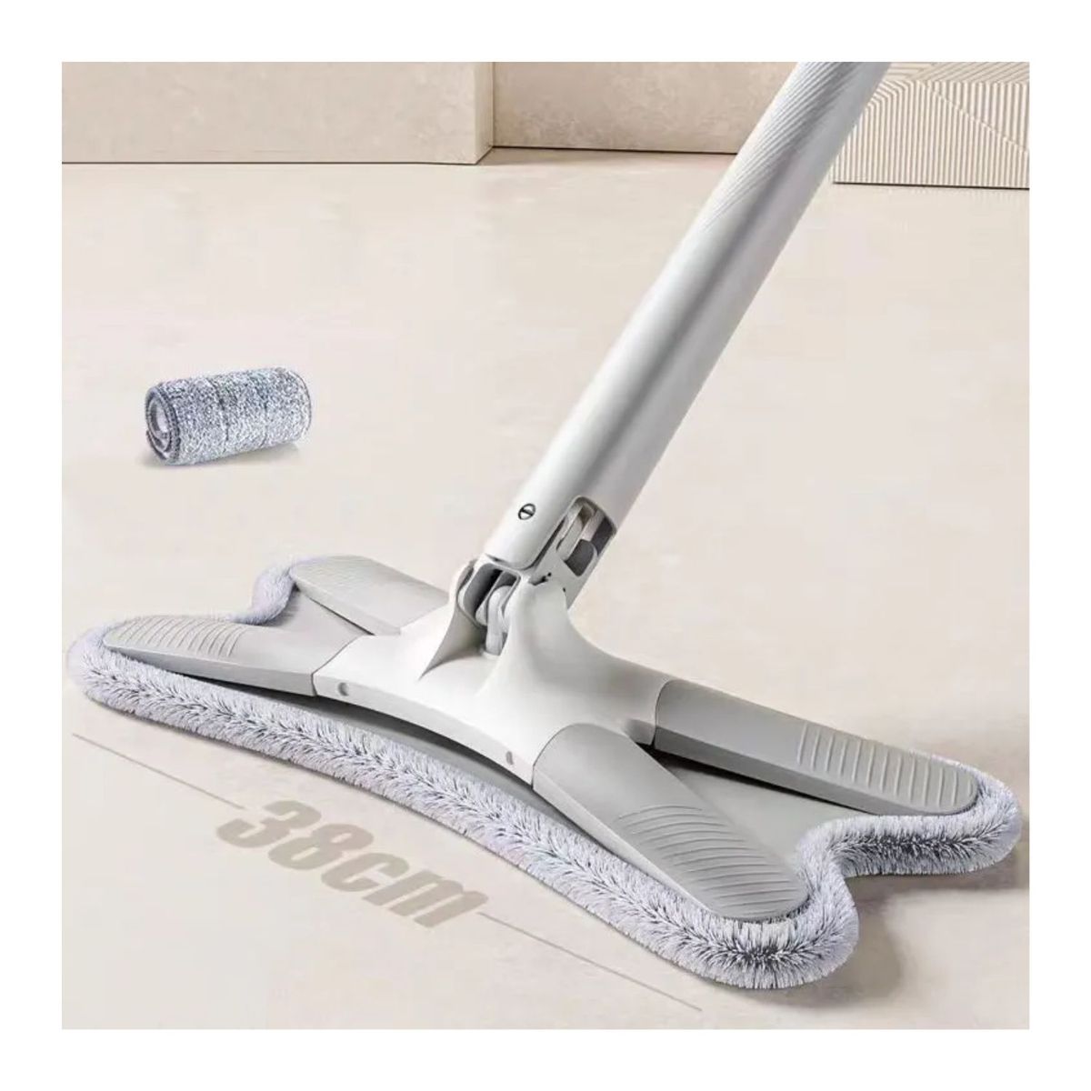 GENERICO - Trapeador con Sistema Escurridor Gris