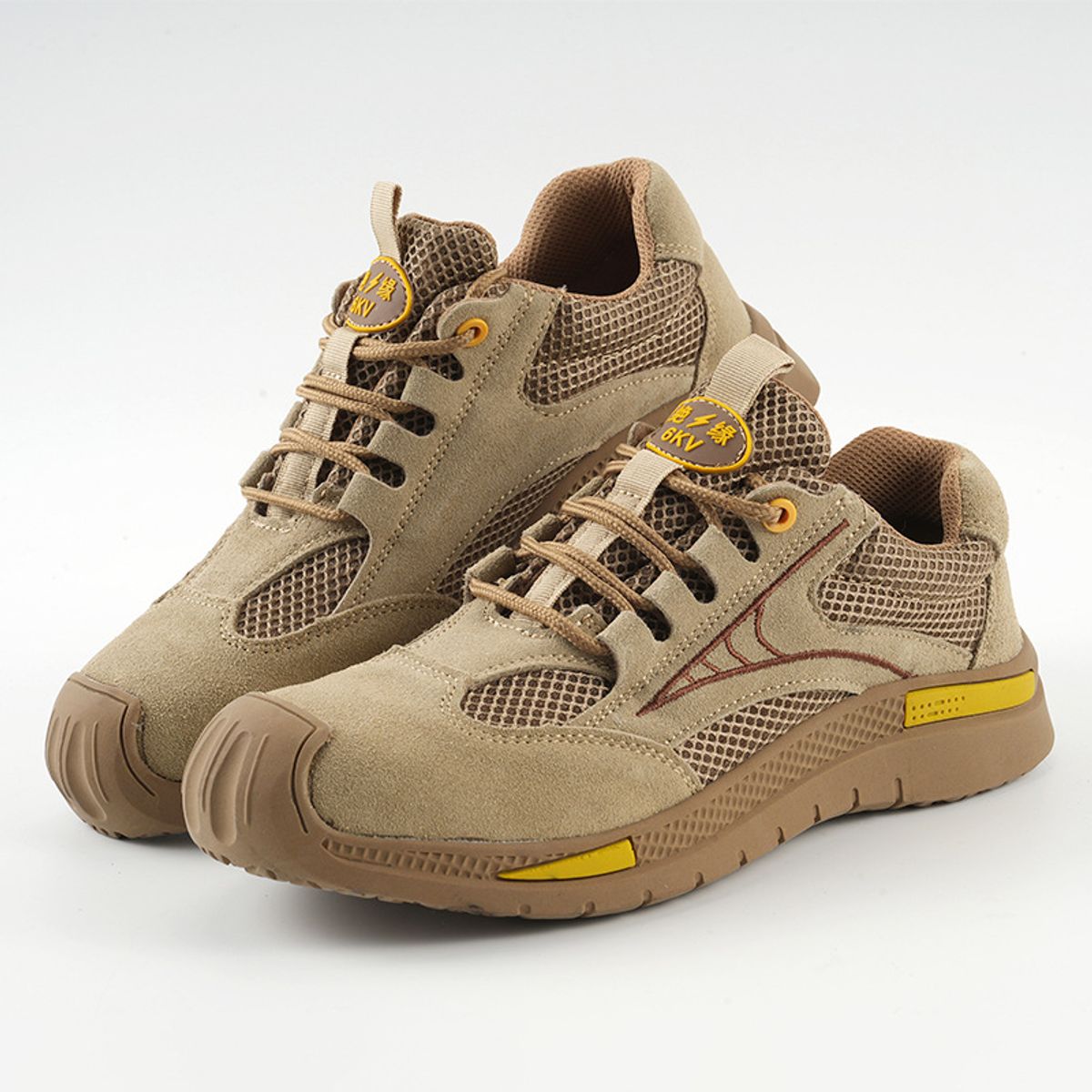 BLWOENS - Zapatos de trabajo de Seguridad para hombres - Beige