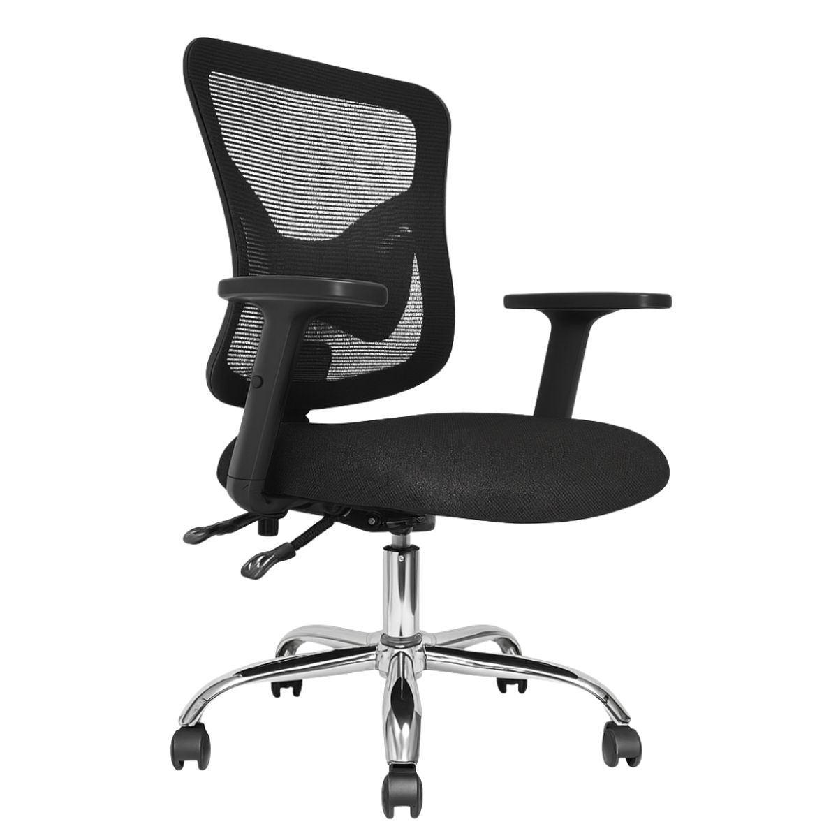 GENERICO - SILLA DE OFICINA GERENCIAL ERGONÓMICA - FONEULTRA NEGRO