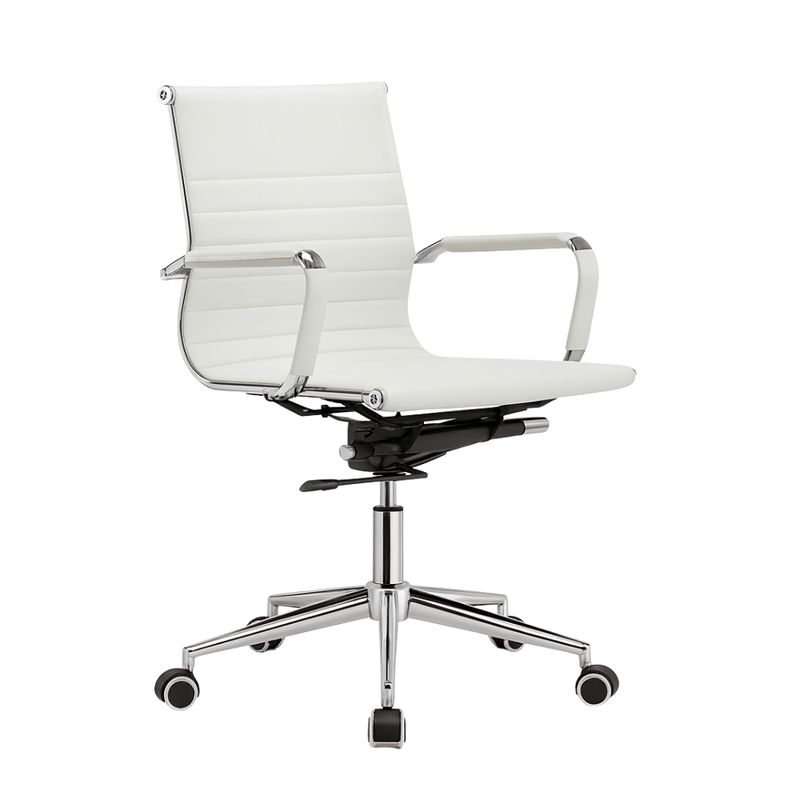GENERICO - SILLA DE OFICINA GERENCIAL ERGONÓMICA - BOSS BLANCO