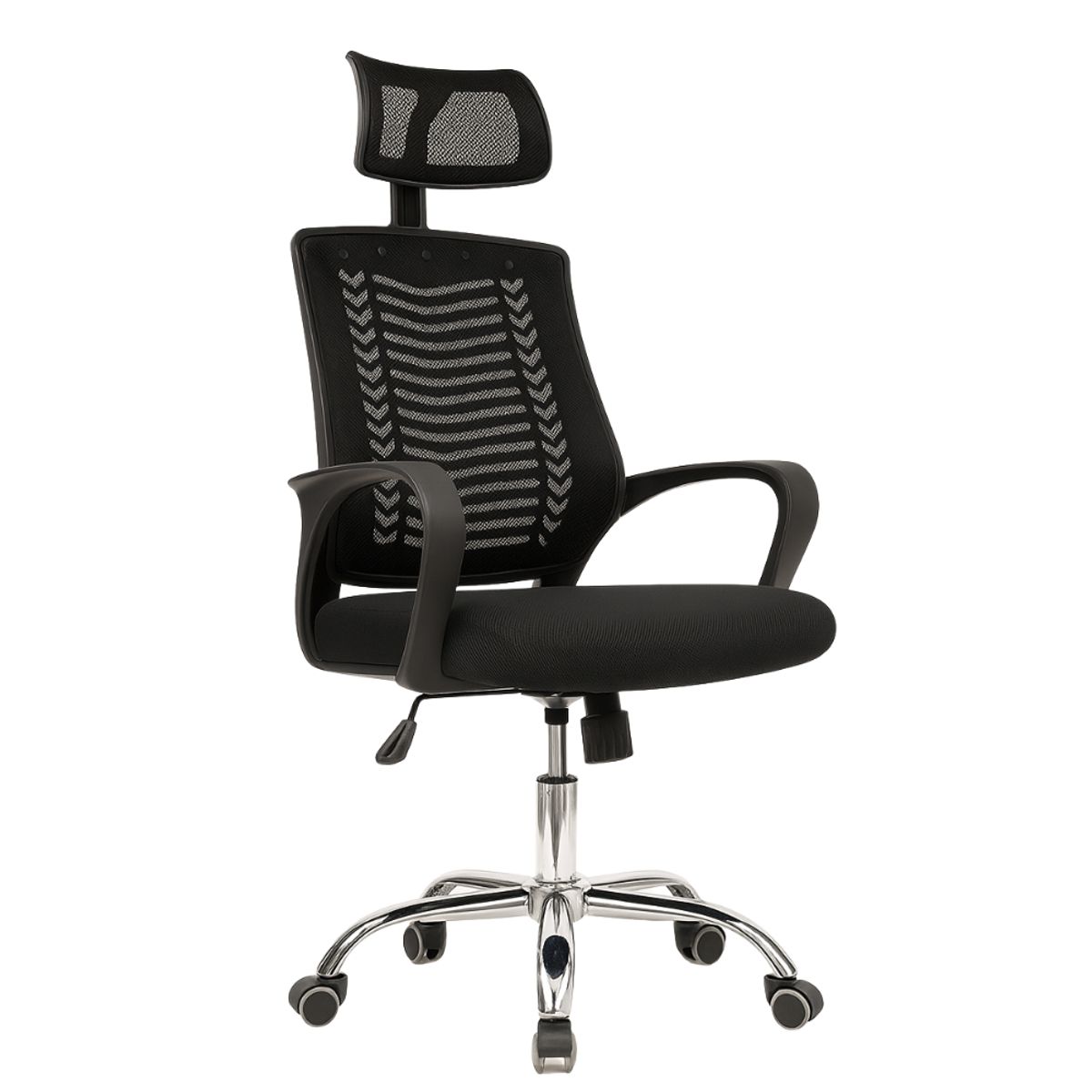GENERICO - SILLA DE OFICINA EJECUTIVA ERGONÓMICA - LIFAN CC NEGRO