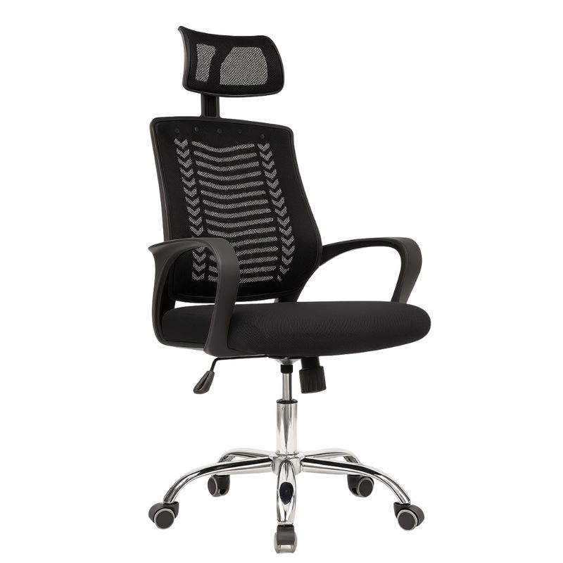 GENERICO - SILLA DE OFICINA EJECUTIVA ERGONÓMICA - LIFAN CC NEGRO