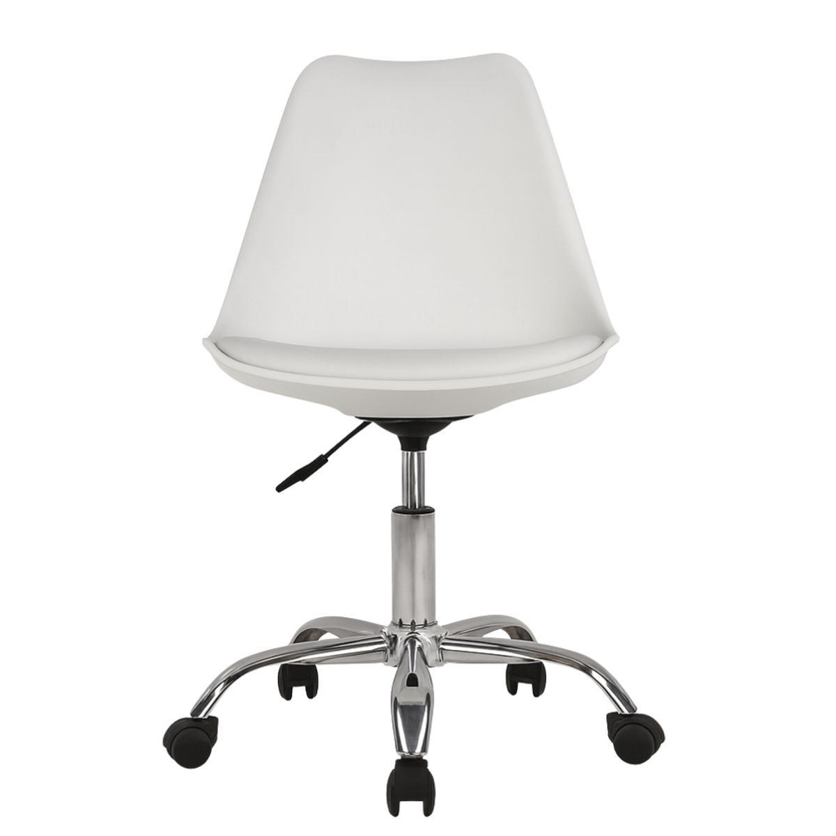 GENERICO - SILLA DE OFICINA EJECUTIVA ERGONÓMICA EMA CUERO BLANCO