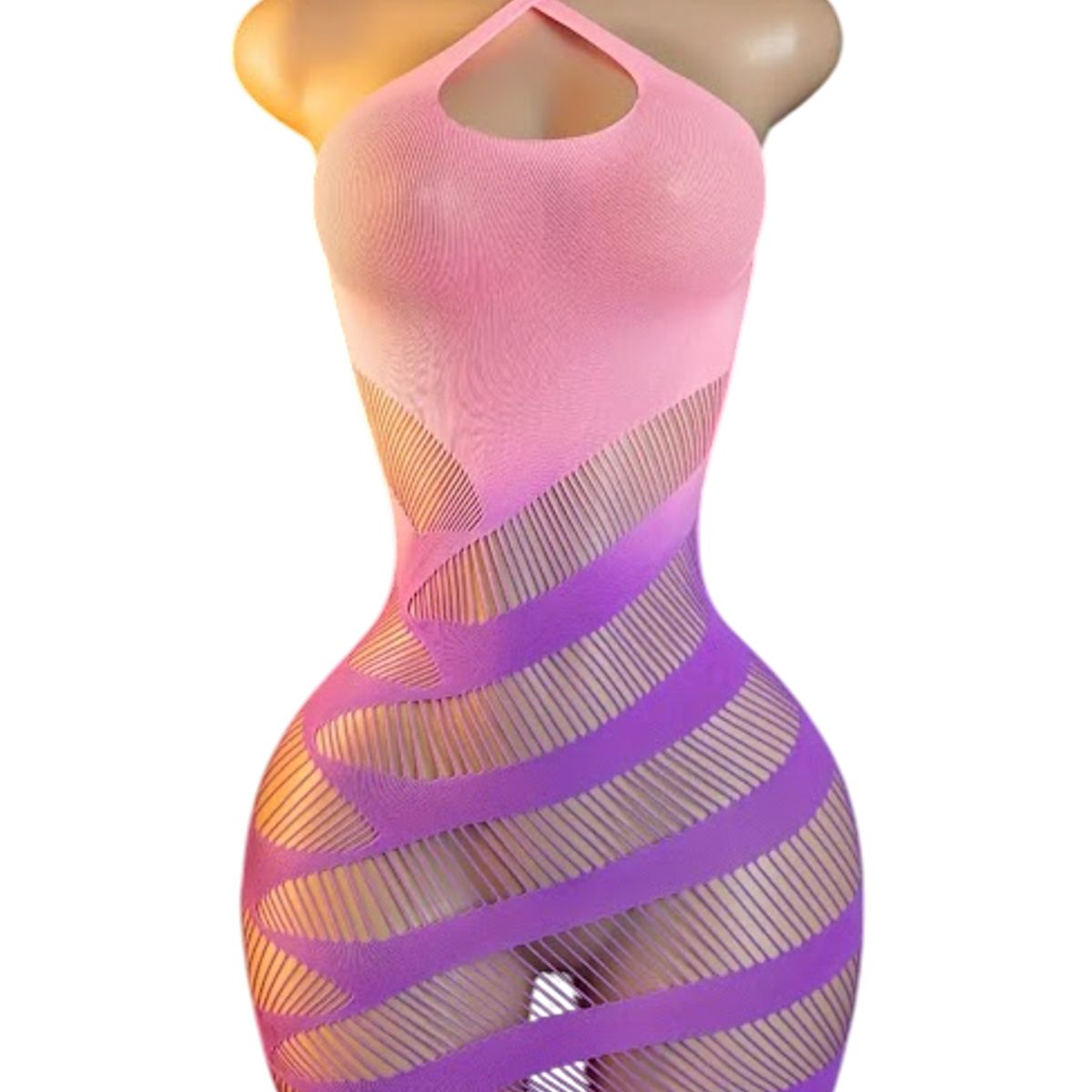 GENERICO - LENCERIA CORPORAL MALLA  CATSUIT VESTIDO