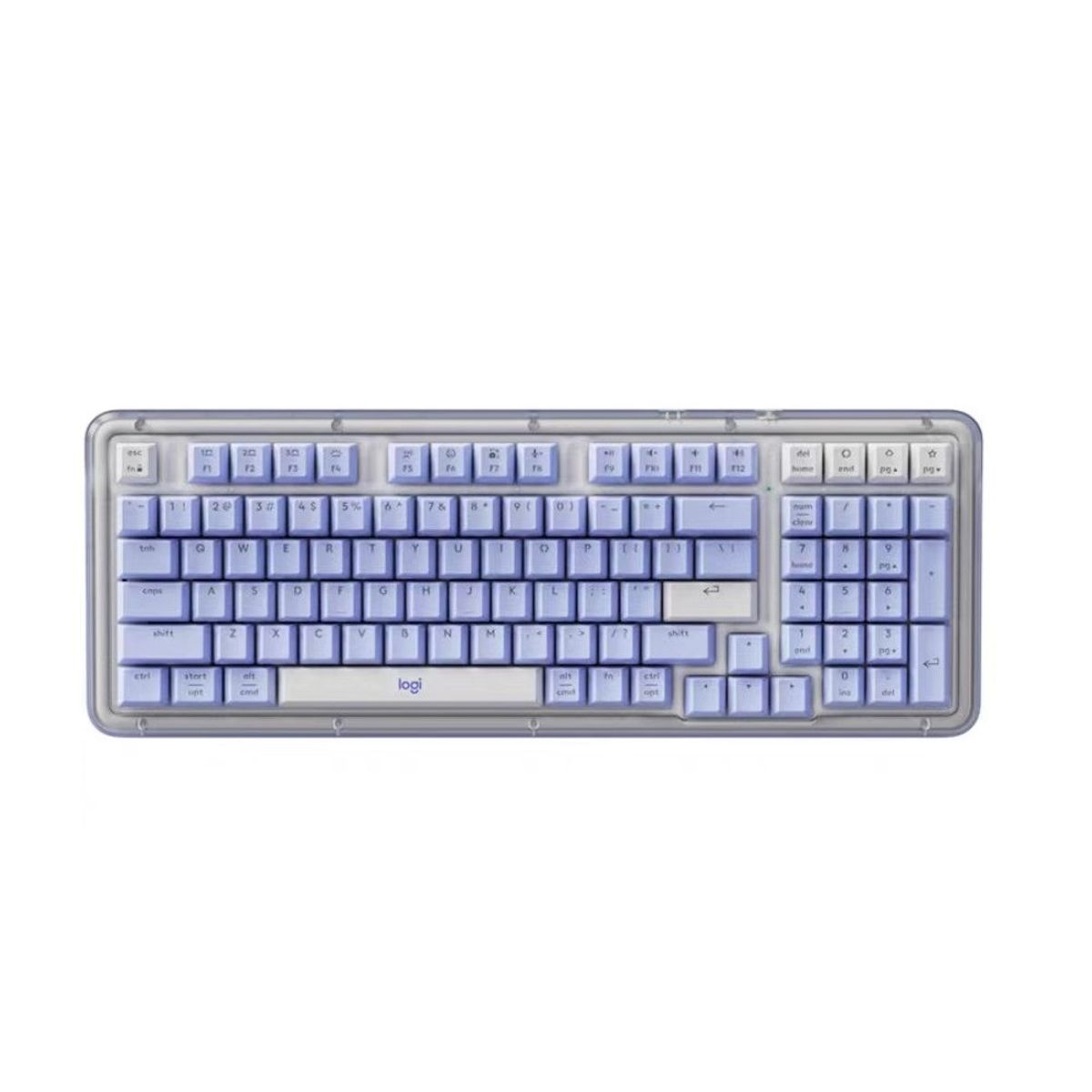LOGITECH - Teclado Logitech K98M Inglés- Purple