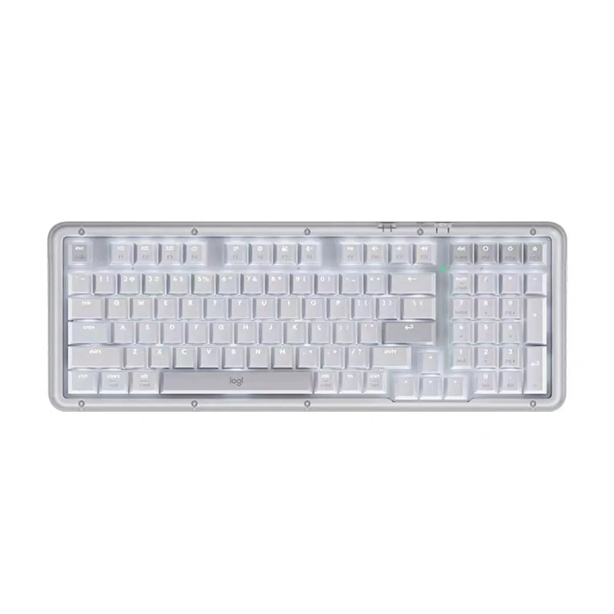 LOGITECH - Teclado Logitech K98M Inglés-Blanco