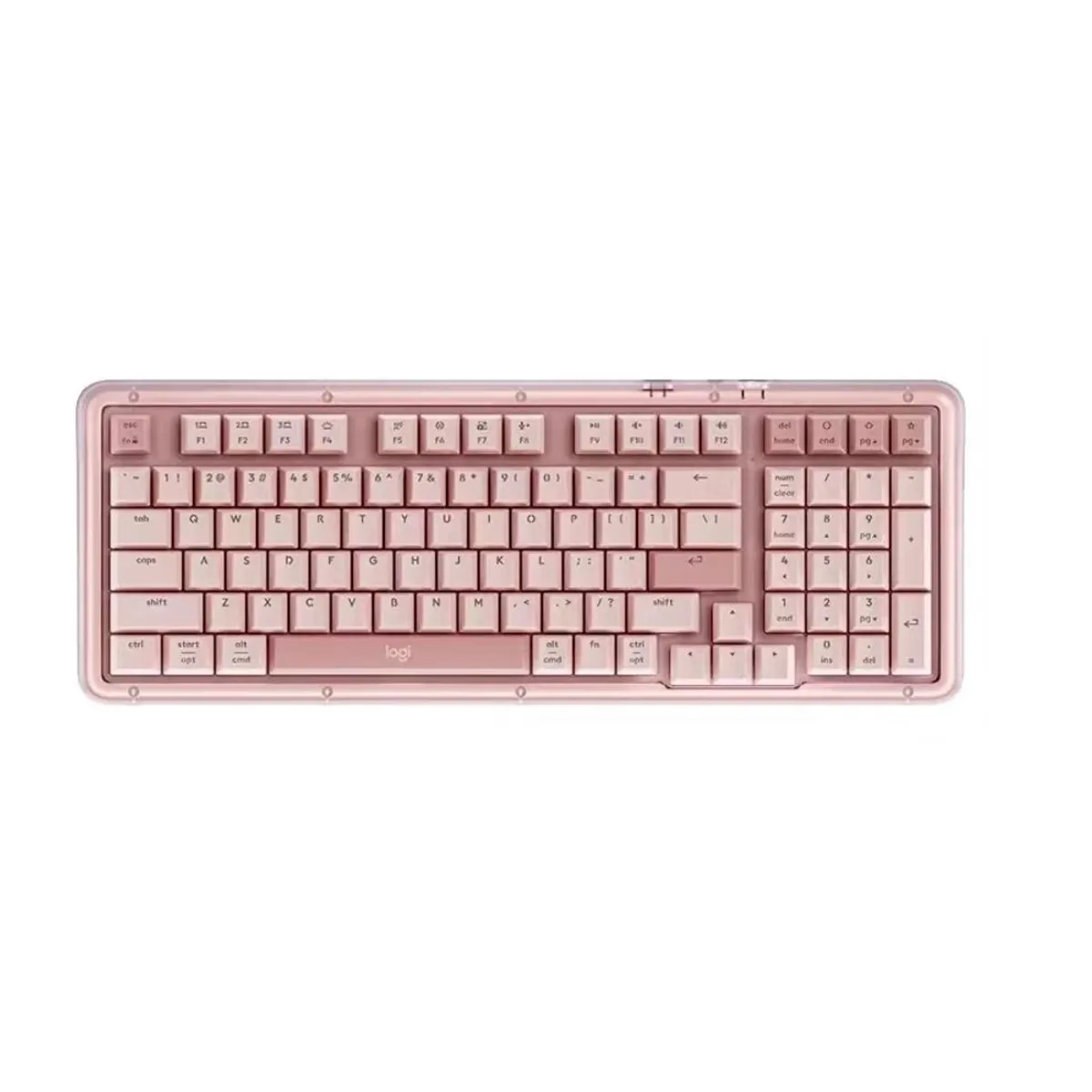 LOGITECH - Teclado Logitech K98M Inglés-Rosa