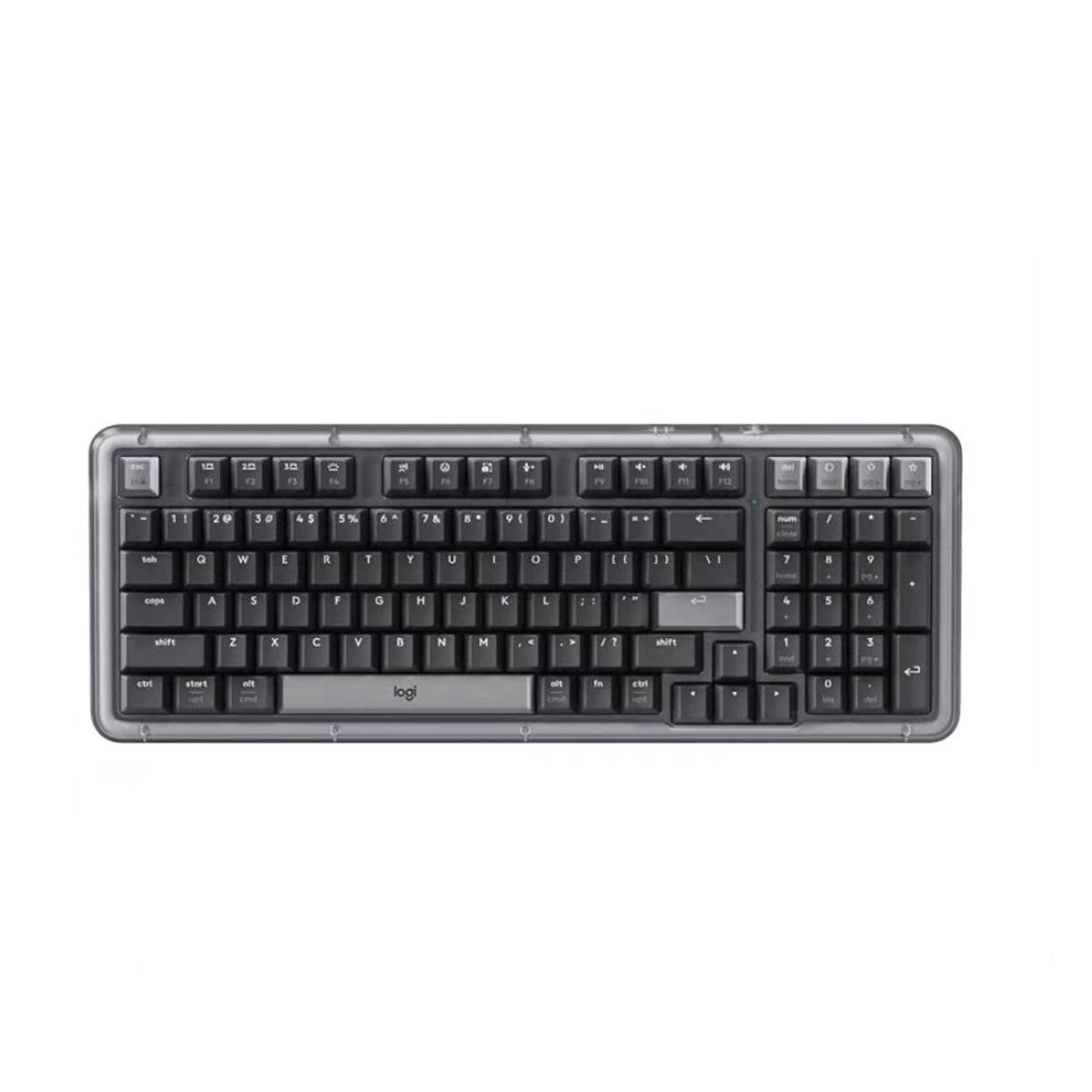 LOGITECH - Teclado Logitech K98M Inglés-NEGRO