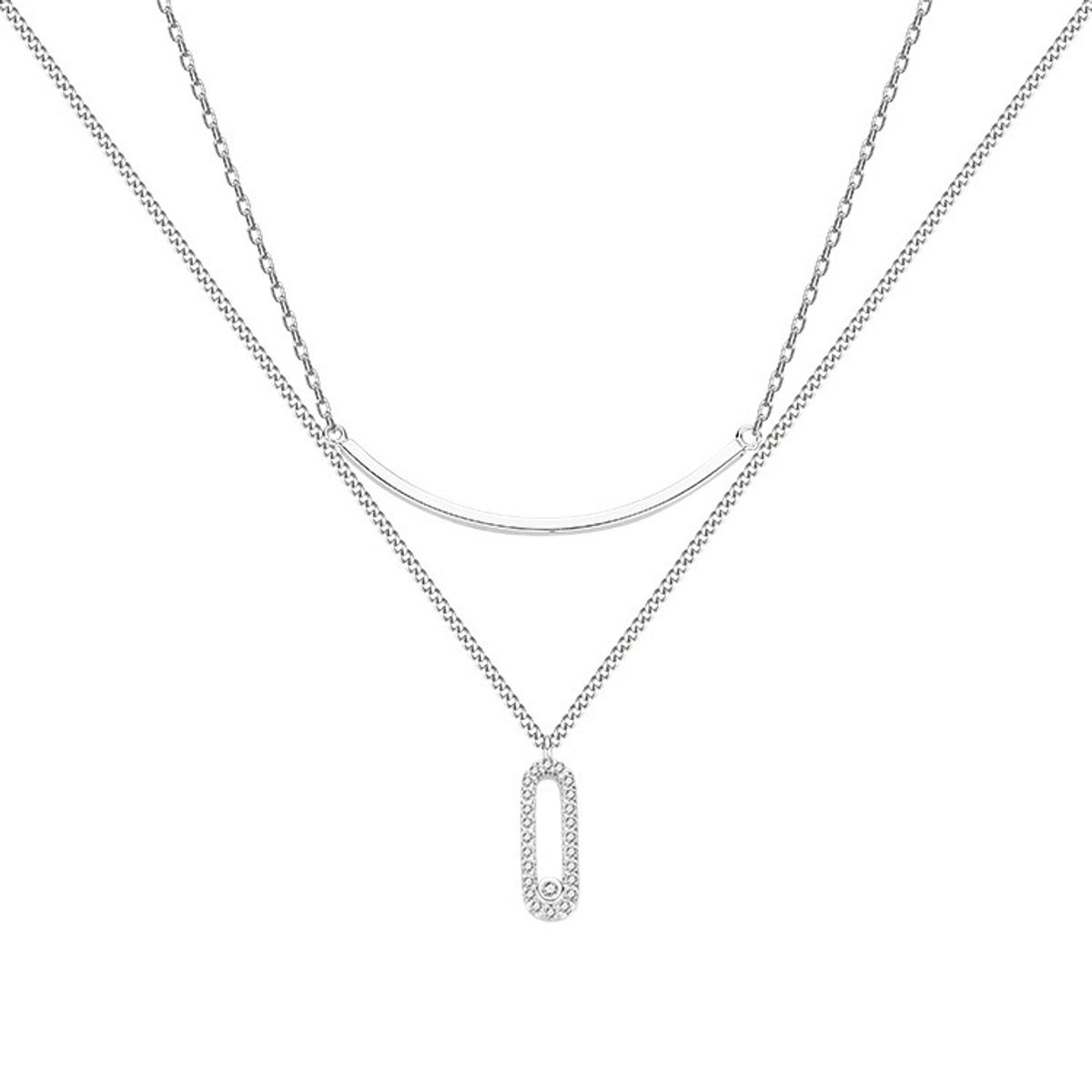 TIOZONEY - Collar de mujer con forma de arco