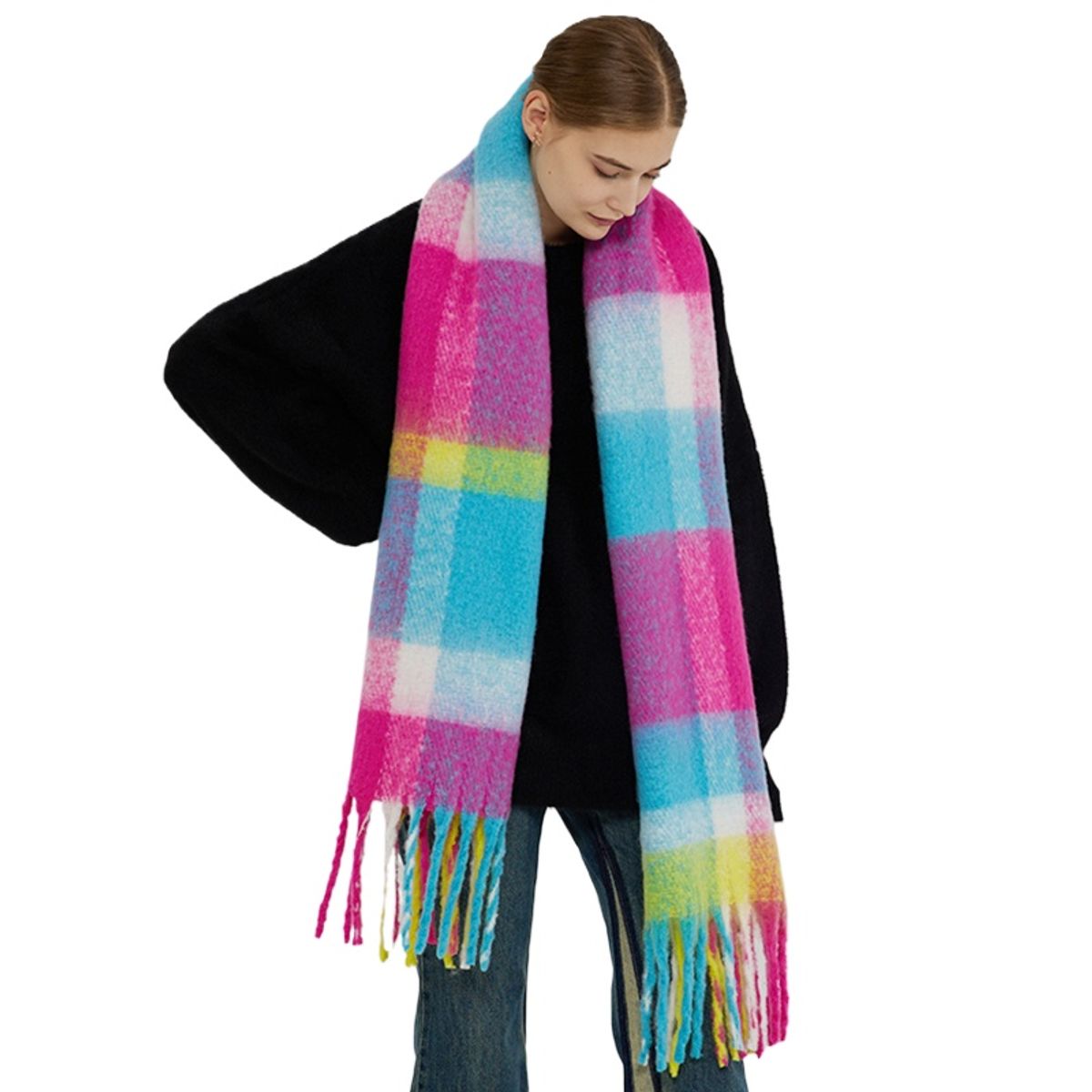 TIOZONEY - Bufanda térmica para señoras