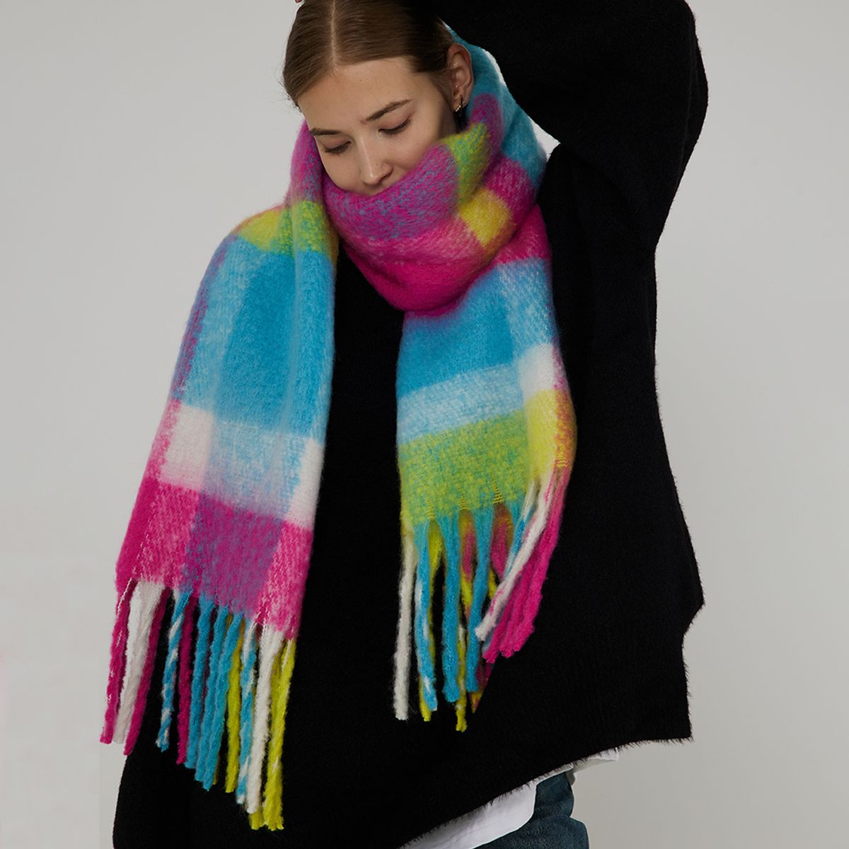 TIOZONEY - Bufanda térmica para señoras