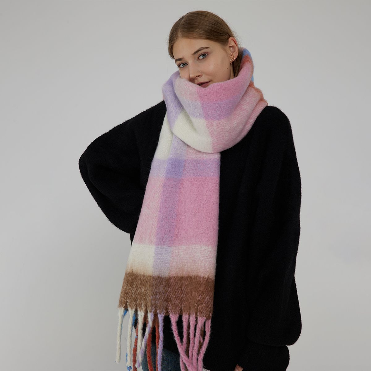 TIOZONEY - Bufanda térmica para señoras