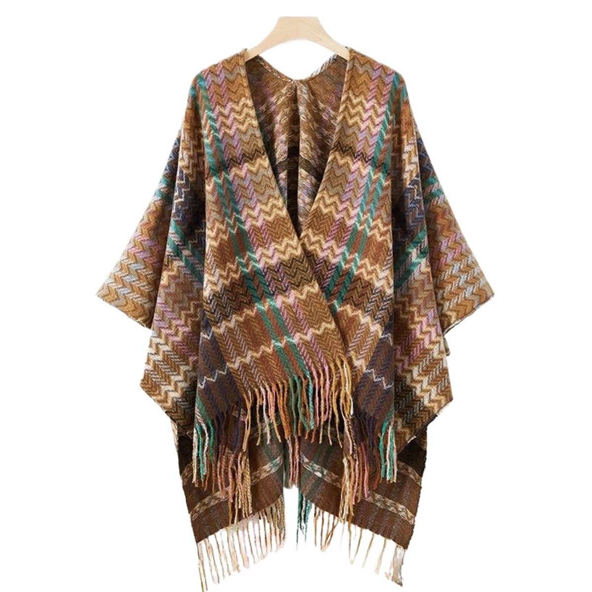 TIOZONEY - Bufanda a cuadros para mujeres