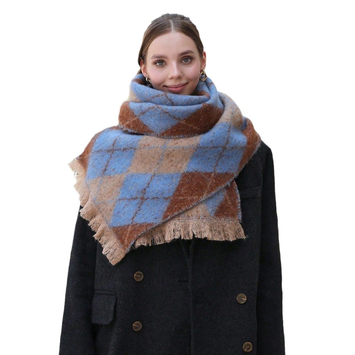 TIOZONEY - Bufanda térmica para mujeres