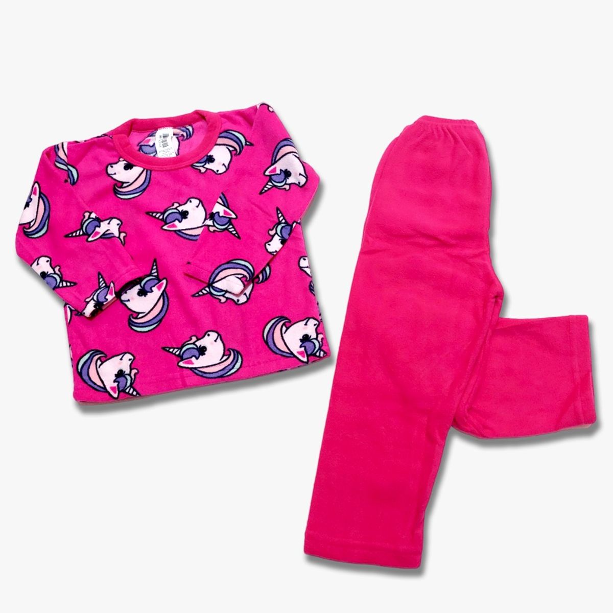 GENERICO - PIJAMA MICROPOLAR DE NIÑA MODELO UNICORNIO