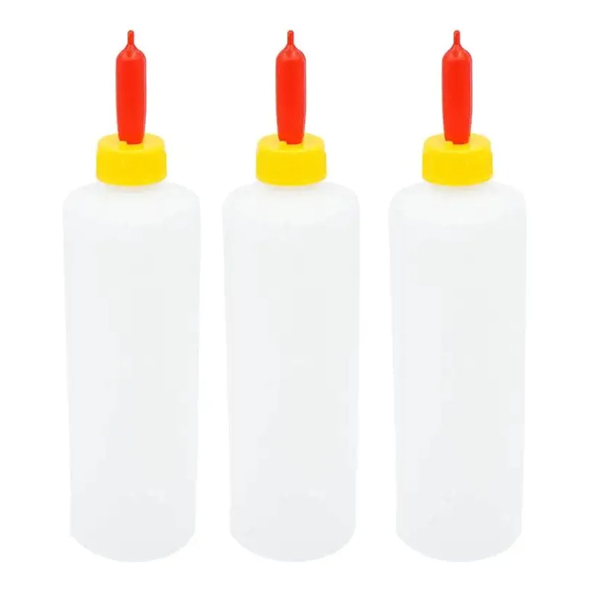 GENERICO - BIBERON BOTELLA 400ML LECHON CORDERO CACHORRO AMARILLO