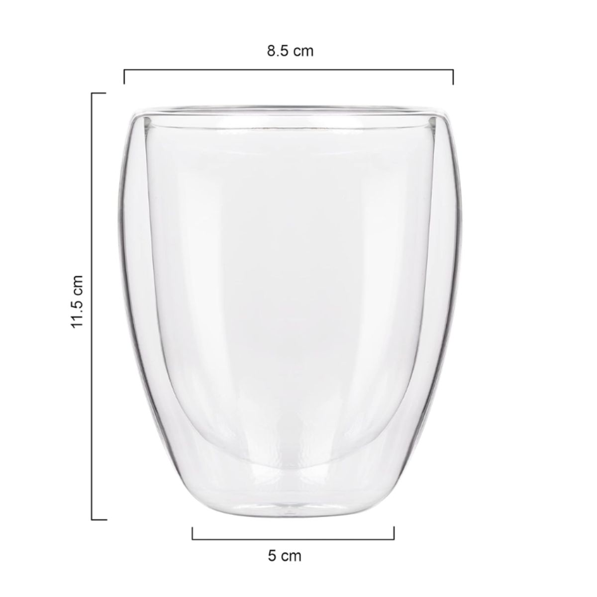 GENERICO - Vaso con doble fondo 350 ml UNIDAD