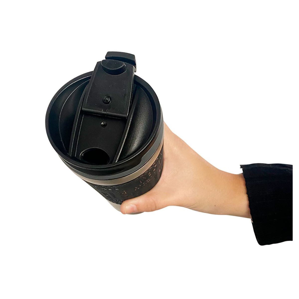 THERMOS - MUG DE ACERO BARISTA NEGRO 360 ML THERMOS