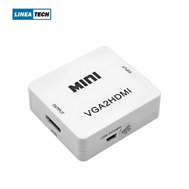 GENERICO - CONVERTIDOR ADAPTADOR VGA A HDMI  LINEA TEACH