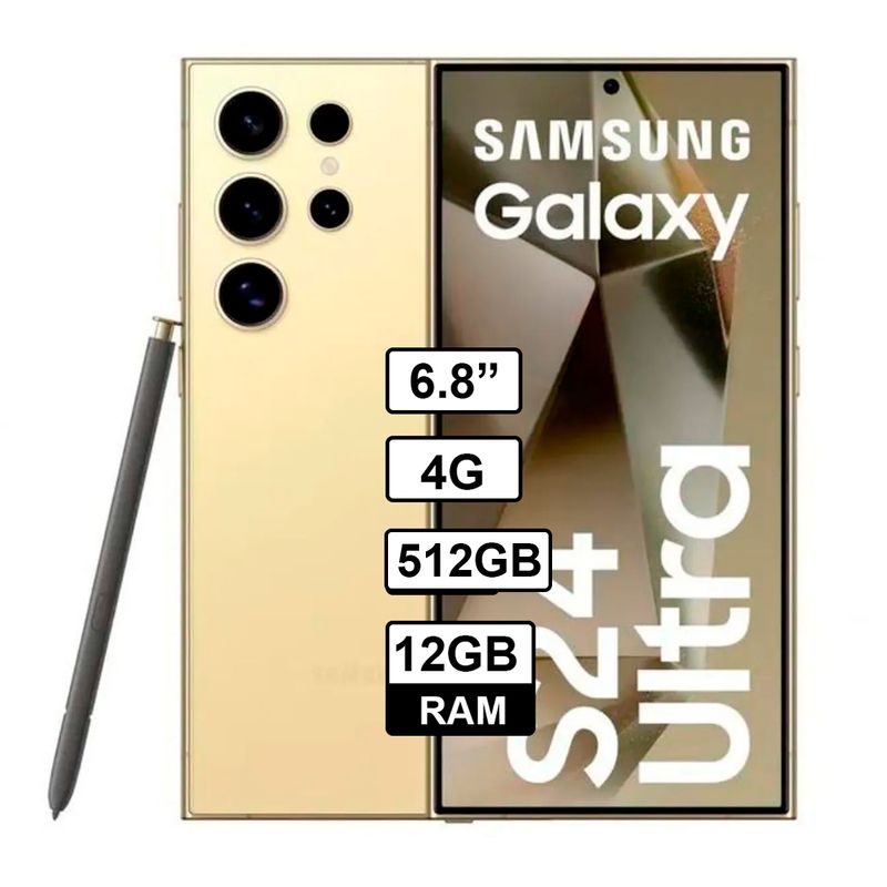 SAMSUNG - SAMSUNG GALAXY S24 ULTRA  512GB 12GB RAM COLOR AMARILLO