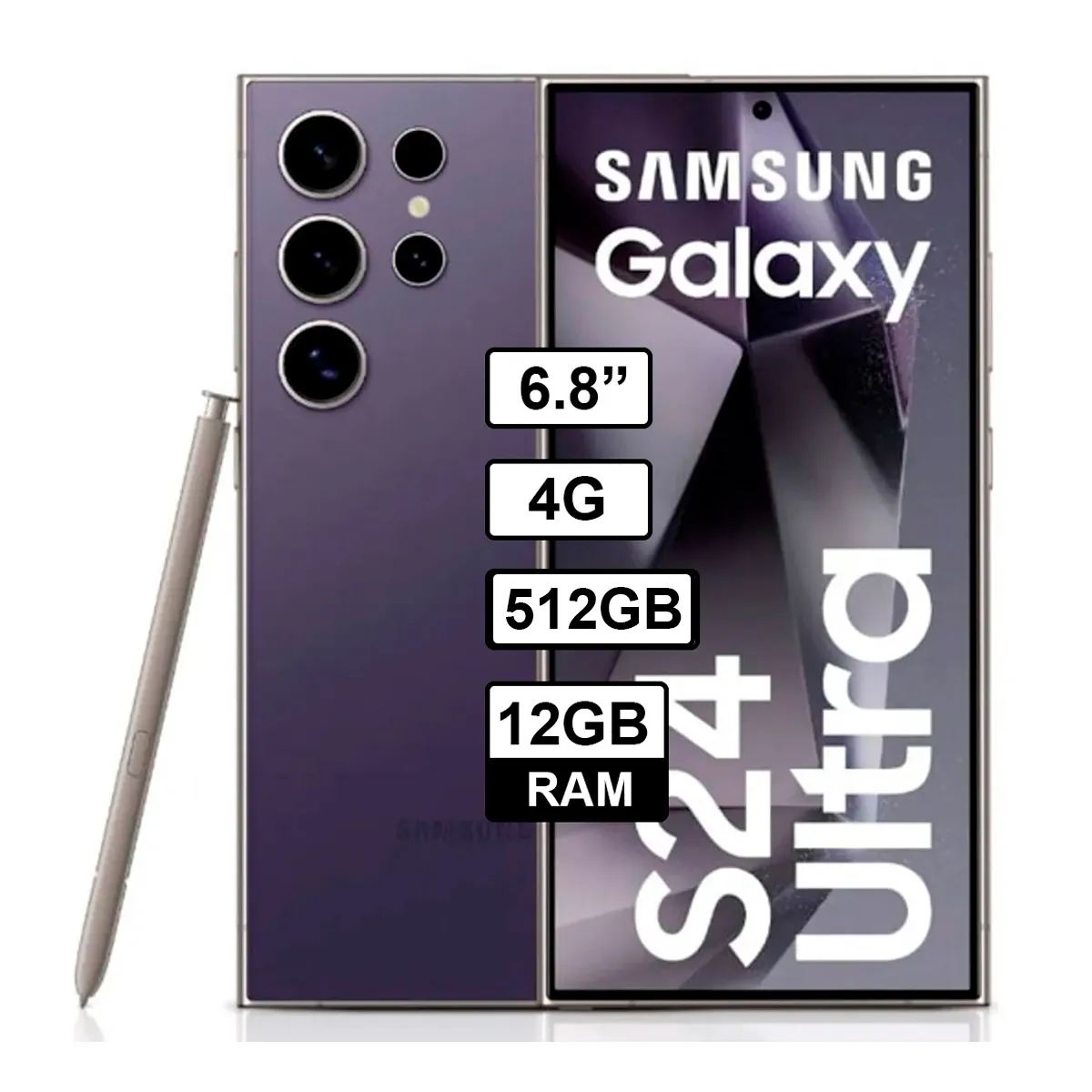 SAMSUNG - SAMSUNG GALAXY S24 ULTRA 512GB 12GB RAM COLOR MORADO