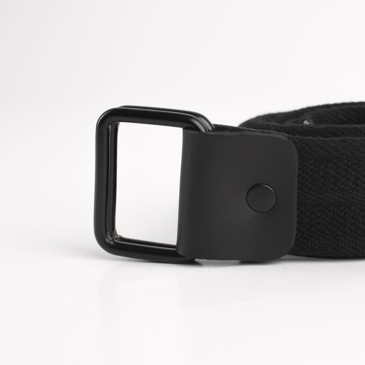 GENERICO - CORREA DE ALGODÓN DOBLE D-RING GRIS OSCURO