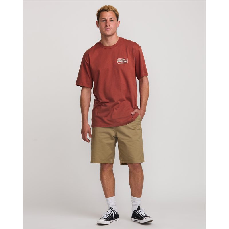 BILLABONG - Polo Para Hombre Walled Rojo Billabong