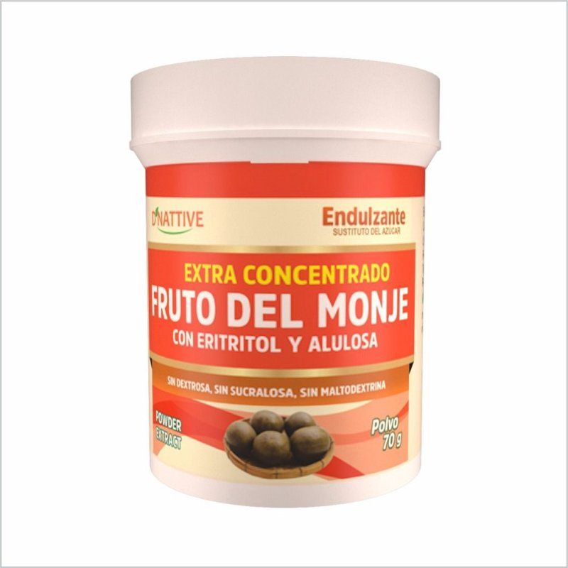 GENERICO - Fruto del Monje con Eritritol y Alulosa x 70 g - D'Nattive