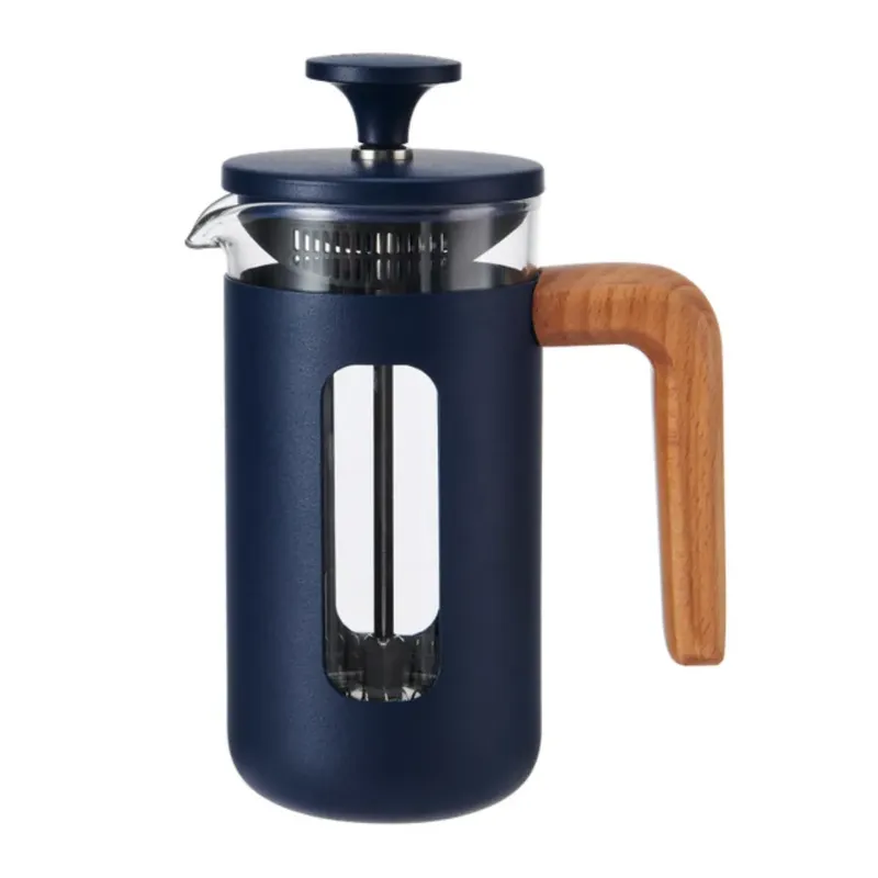 LA CAFETIERE - Prensa francesa Pisa Wood Navy x 350ml Lt La Cafetiere