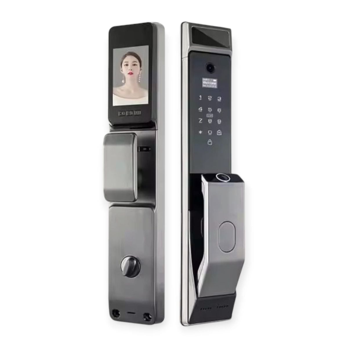 GENERICO - Cerradura Inteligente Digital Eléctrico S914MAX Silver