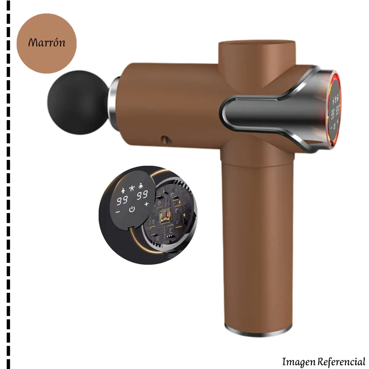 GENERICO - Massage Gun / Pistola Masajeadora con 99 velocidades