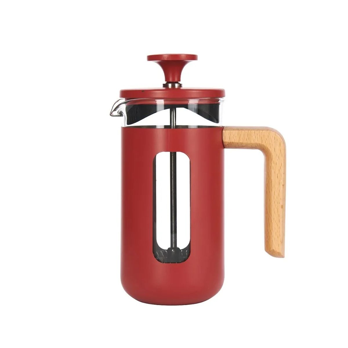 LA CAFETIERE - Prensa francesa Pisa wood Red 350ml La Cafetiere