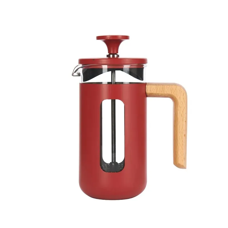 LA CAFETIERE - Prensa francesa Pisa wood Red 350ml La Cafetiere