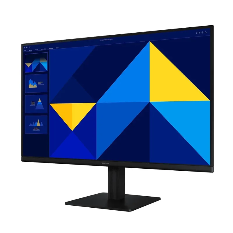 SAMSUNG - Monitor Plano FHD de 24 IPS - LS24D300GALXPE