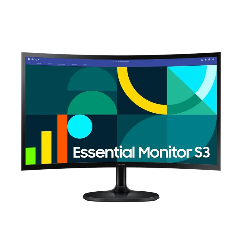 SAMSUNG - Monitor Samsung LS24D360GALXPE Curvo 24 Full HD LED 100Hz-